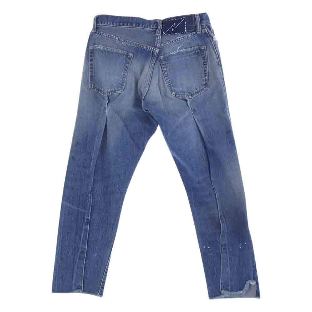 VISVIM ビズビム 0223905005003 ICT限定 SS JOURNEYMAN PANTS TACKED CRASH デニムパンツ インディゴブルー系 2【極上美品】【中古】
