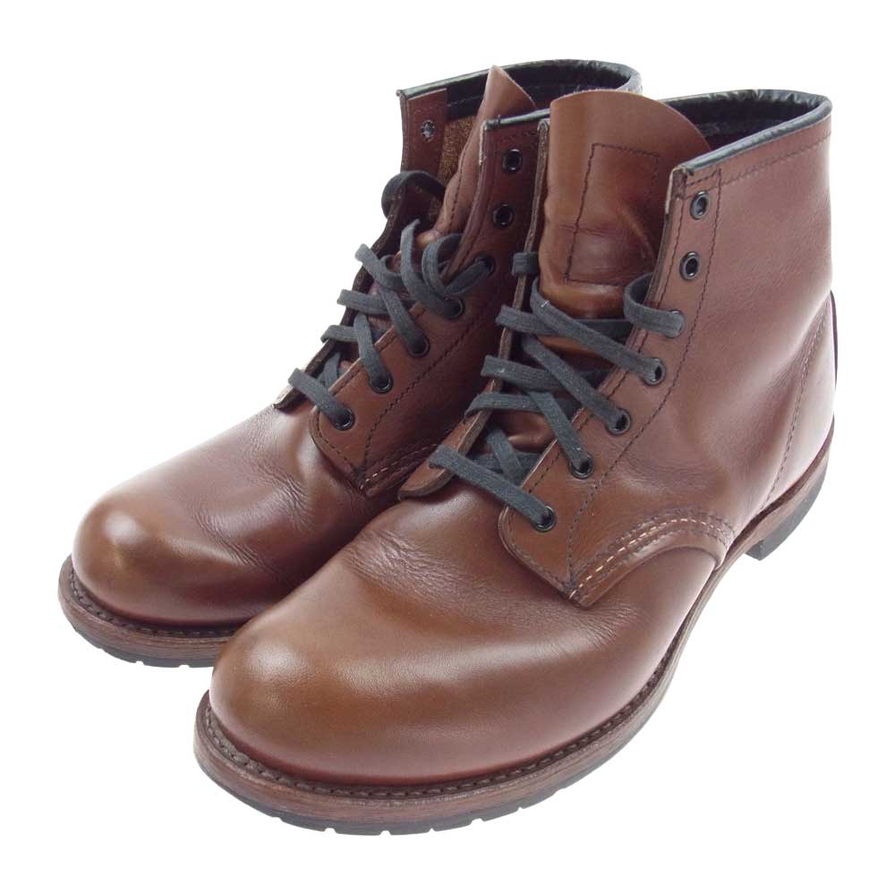 RED WING レッドウィング 9016 BECKMAN BOOT ベックマン レースアップ ブーツ ブラウン系 US9【中古】