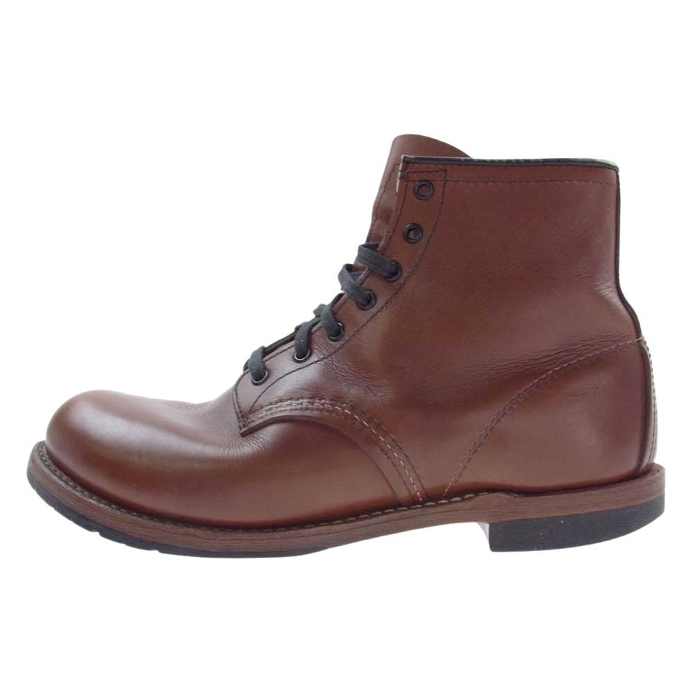RED WING レッドウィング 9016 BECKMAN BOOT ベックマン レースアップ ブーツ ブラウン系 US9【中古】