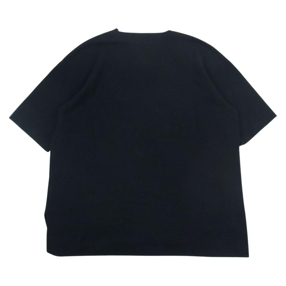 ブラームス Rough&Smooth Thermal Overneck S/S ラフアンドスムース サーマル オーバーネック 半袖 Tシャツ ブラック系【中古】