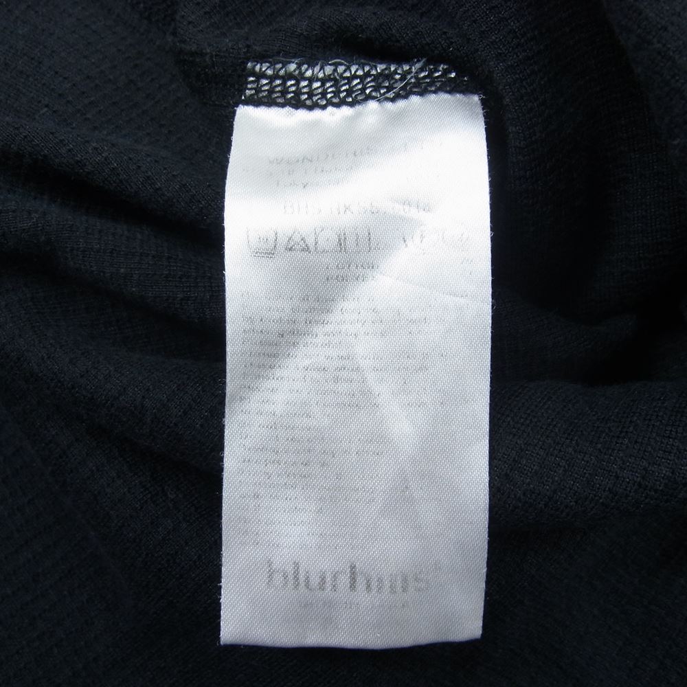 ブラームス Rough&Smooth Thermal Overneck S/S ラフアンドスムース サーマル オーバーネック 半袖 Tシャツ ブラック系【中古】