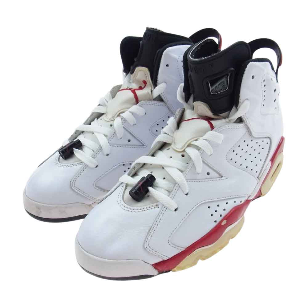NIKE AIR JORDAN ナイキ ジョーダン 384664-102 【観賞用】 AIR JORDAN 6 RETRO BULLS エアジョーダン レトロ ホワイト系 27.5cm【中古】