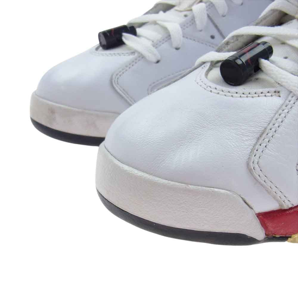NIKE AIR JORDAN ナイキ ジョーダン 384664-102 【観賞用】 AIR JORDAN 6 RETRO BULLS エアジョーダン レトロ ホワイト系 27.5cm【中古】