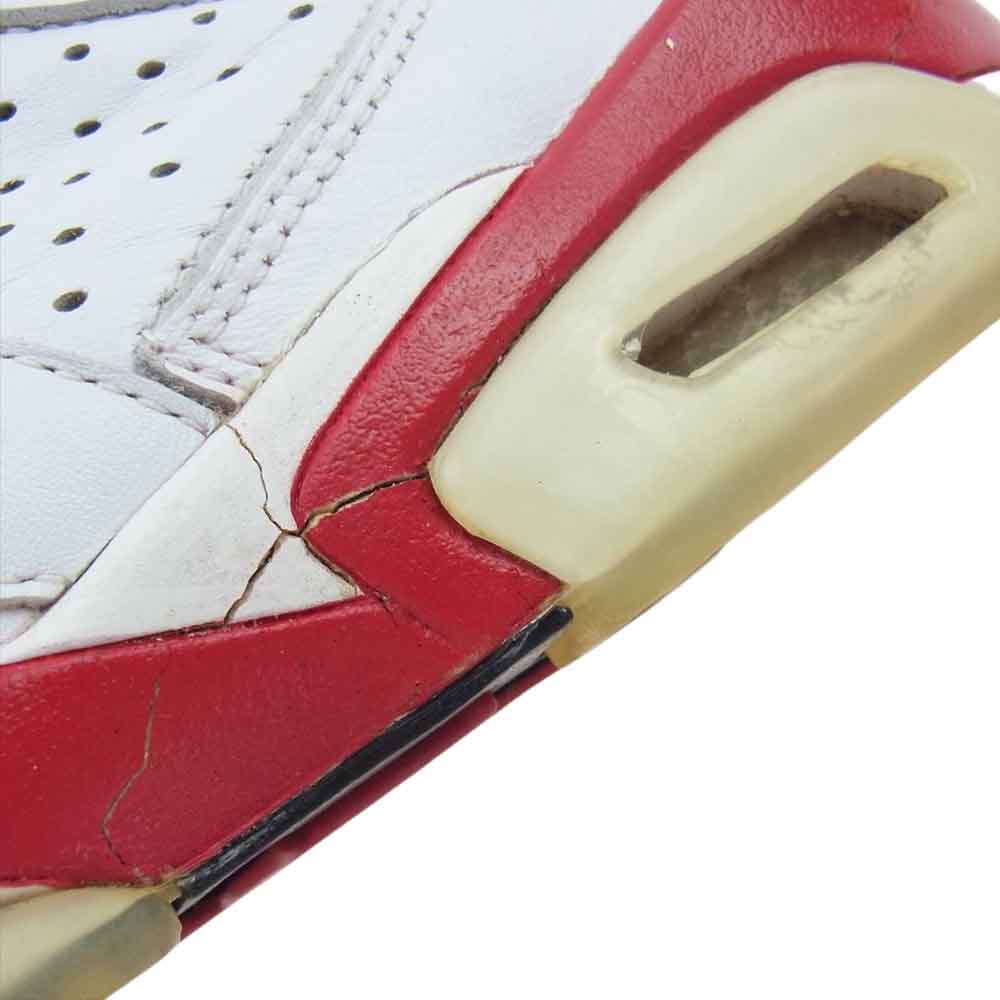 NIKE AIR JORDAN ナイキ ジョーダン 384664-102 【観賞用】 AIR JORDAN 6 RETRO BULLS エアジョーダン レトロ ホワイト系 27.5cm【中古】