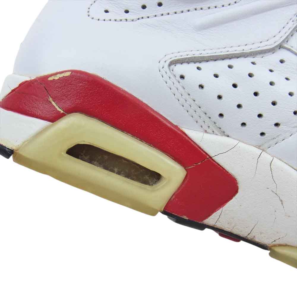NIKE AIR JORDAN ナイキ ジョーダン 384664-102 【観賞用】 AIR JORDAN 6 RETRO BULLS エアジョーダン レトロ ホワイト系 27.5cm【中古】