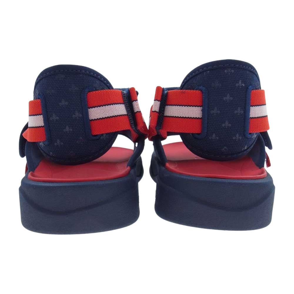 NIKE AIR JORDAN ナイキ ジョーダン 21SS DJ2992-400 JORDAN BRAND JORDAN LS SLIDE PSG ジョーダン ブランド ジョーダン スライド サンダル ネイビー系 レッド系 28.0cm【美品】【中古】