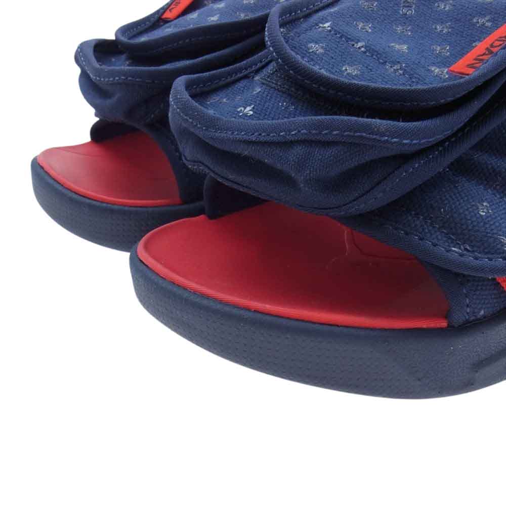 NIKE AIR JORDAN ナイキ ジョーダン 21SS DJ2992-400 JORDAN BRAND JORDAN LS SLIDE PSG ジョーダン ブランド ジョーダン スライド サンダル ネイビー系 レッド系 28.0cm【美品】【中古】
