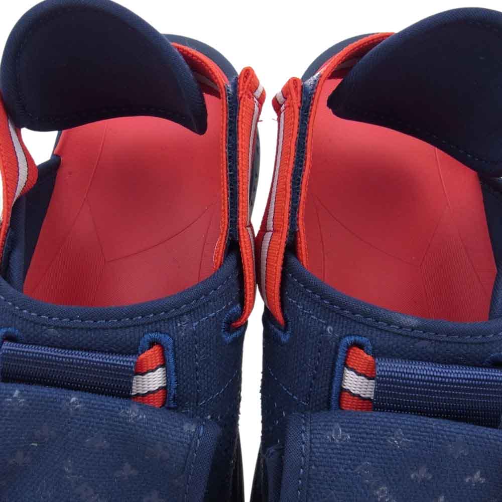 NIKE AIR JORDAN ナイキ ジョーダン 21SS DJ2992-400 JORDAN BRAND JORDAN LS SLIDE PSG ジョーダン ブランド ジョーダン スライド サンダル ネイビー系 レッド系 28.0cm【美品】【中古】