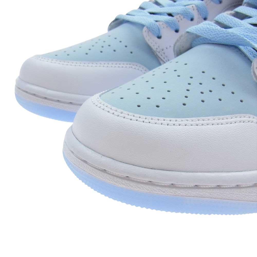NIKE AIR JORDAN ナイキ ジョーダン 23SS DV1308-104  AIR JORDAN 1 MID SE エアジョーダン1 アイスブルー ミッド カット スニーカー ライトブルー系 ホワイト系 28.0cm【新古品】【未使用】【中古】