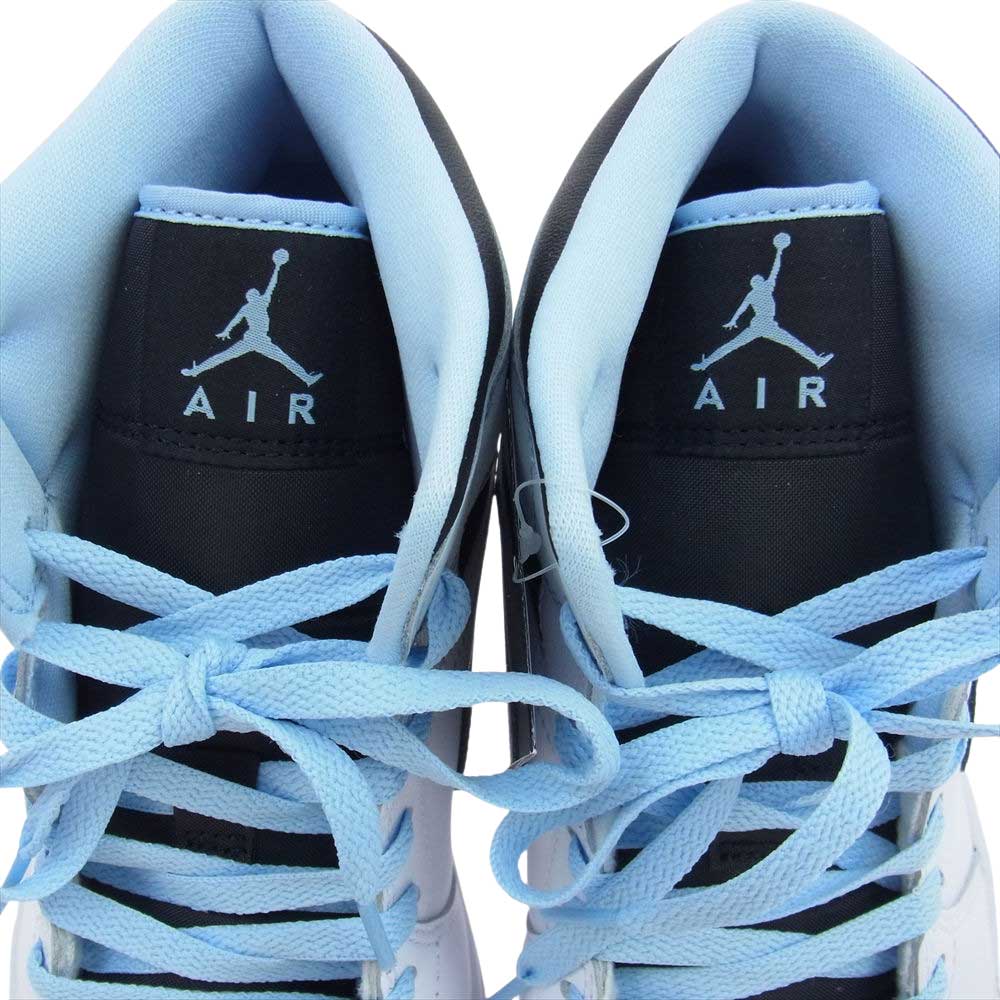 NIKE AIR JORDAN ナイキ ジョーダン 23SS DV1308-104  AIR JORDAN 1 MID SE エアジョーダン1 アイスブルー ミッド カット スニーカー ライトブルー系 ホワイト系 28.0cm【新古品】【未使用】【中古】