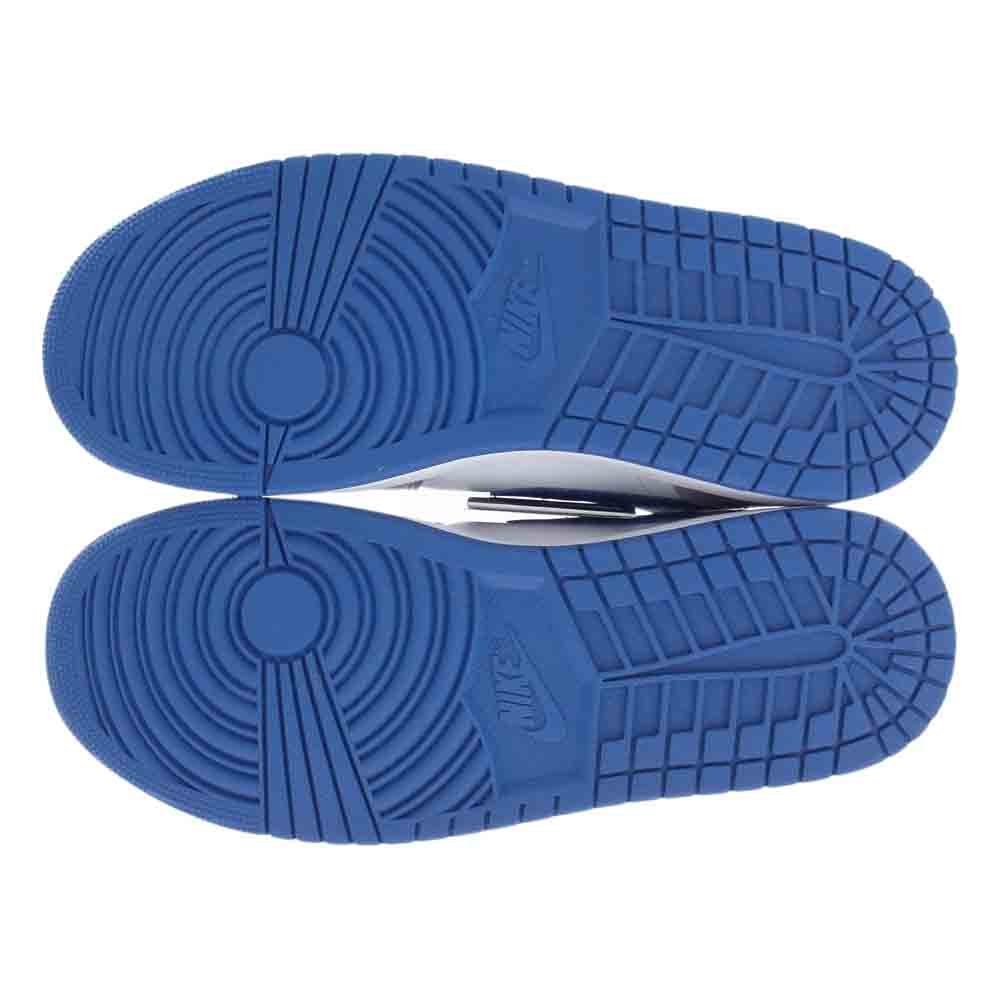 NIKE AIR JORDAN ナイキ ジョーダン DQ8426-014  AIR JORDAN 1 MID TRUE BLUE エアジョーダン1 トゥルーブルー ミッド カット スニーカー  グレー×ホワイト×ブルー 28.0cm【新古品】【未使用】【中古】