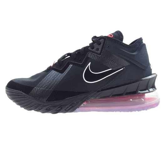 NIKE ナイキ CV7562-001 LEBRON XVIII LOW レブロン 18 ロー スニーカー ブラック系 27cm【美品】【中古】