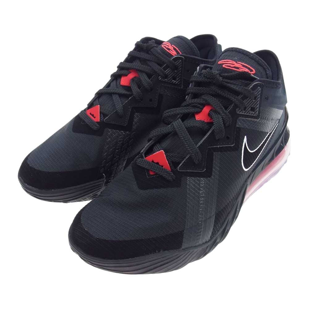 NIKE ナイキ CV7562-001 LEBRON XVIII LOW レブロン 18 ロー スニーカー ブラック系 27cm【美品】【中古】