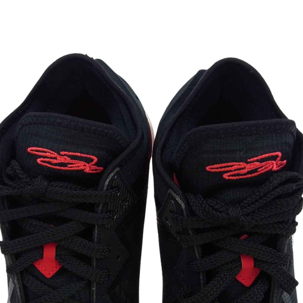 NIKE ナイキ CV7562-001 LEBRON XVIII LOW レブロン 18 ロー スニーカー ブラック系 27cm【美品】【中古】