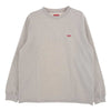 Supreme シュプリーム 22AW  Small Box L/S Tee スモールボックス ロングスリーブ 長袖 Tシャツ グレー系 M【極上美品】【中古】