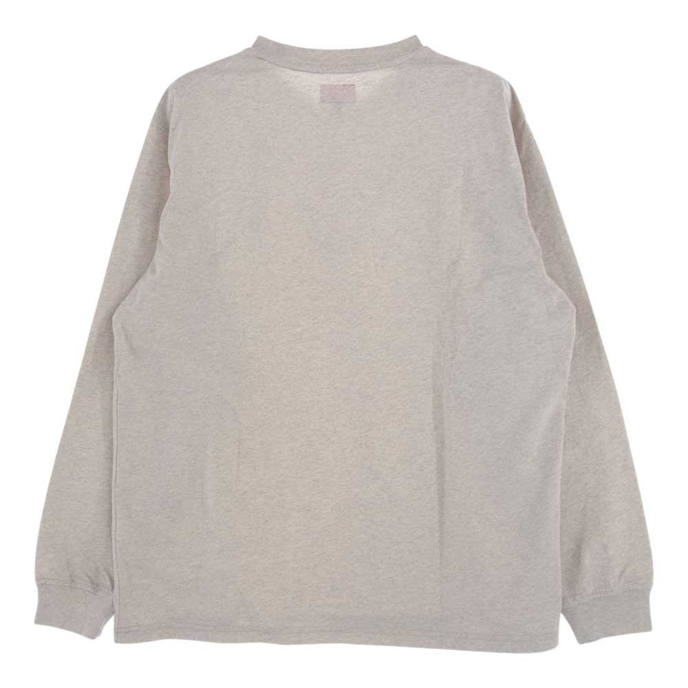 Supreme シュプリーム 22AW  Small Box L/S Tee スモールボックス ロングスリーブ 長袖 Tシャツ グレー系 M【極上美品】【中古】