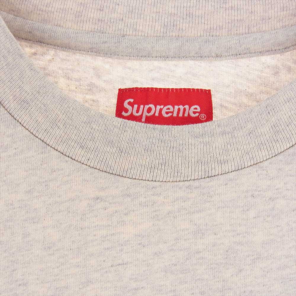Supreme シュプリーム 22AW  Small Box L/S Tee スモールボックス ロングスリーブ 長袖 Tシャツ グレー系 M【極上美品】【中古】