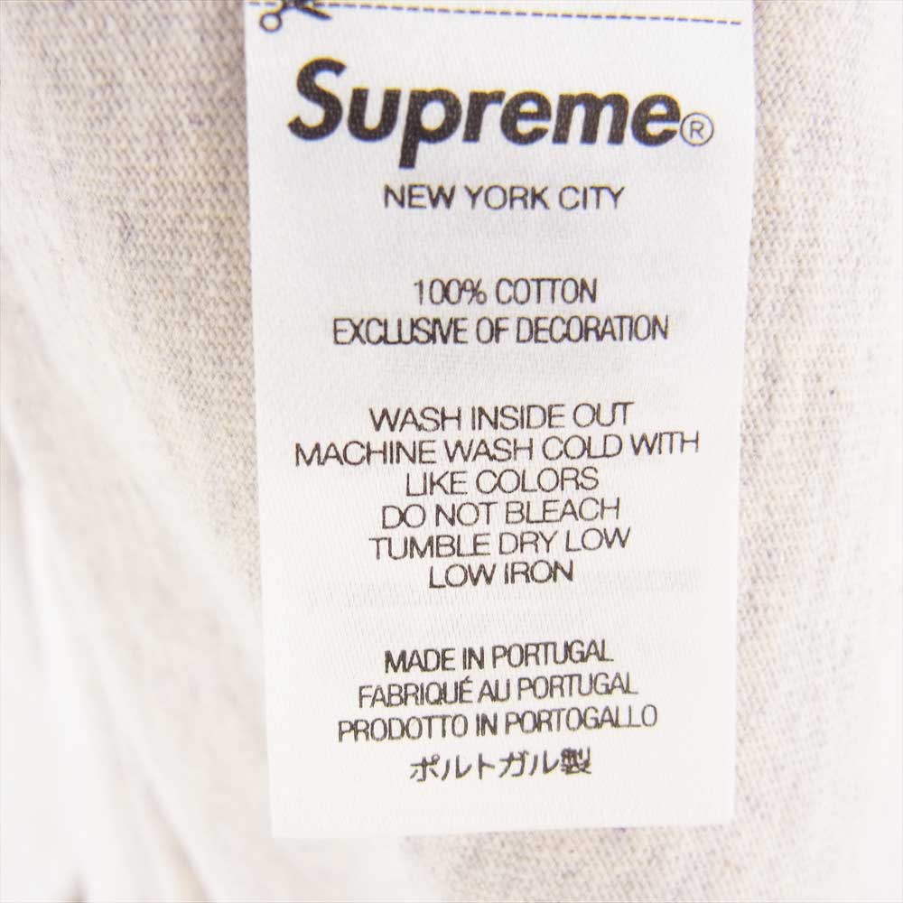 Supreme シュプリーム 22AW  Small Box L/S Tee スモールボックス ロングスリーブ 長袖 Tシャツ グレー系 M【極上美品】【中古】