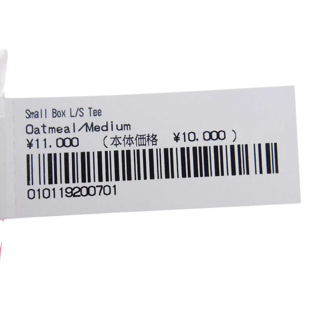 Supreme シュプリーム 22AW  Small Box L/S Tee スモールボックス ロングスリーブ 長袖 Tシャツ グレー系 M【極上美品】【中古】
