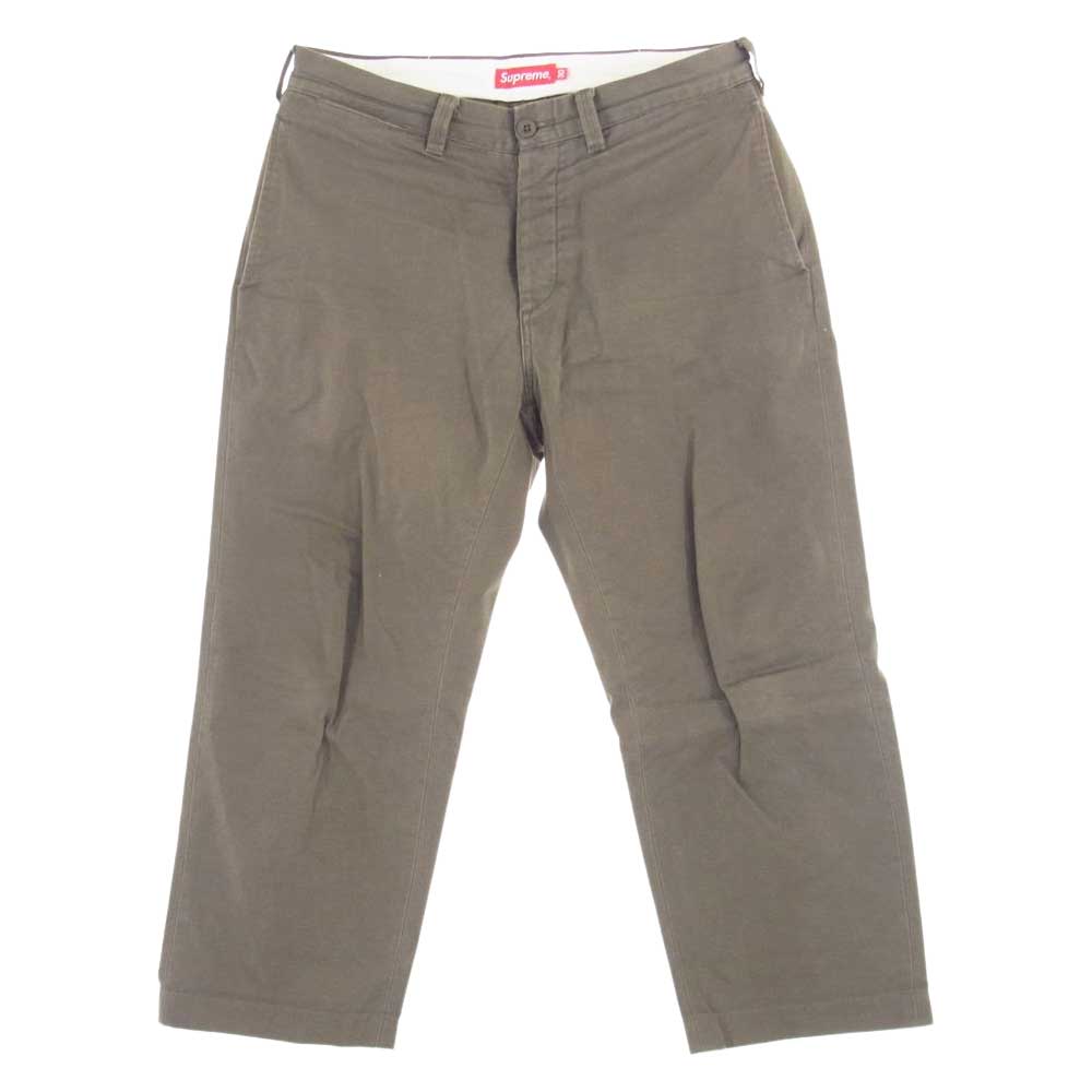 Supreme シュプリーム 22AW Pin Up Chino Pant ピンアップ チノ パンツ カーキ系 30【中古】