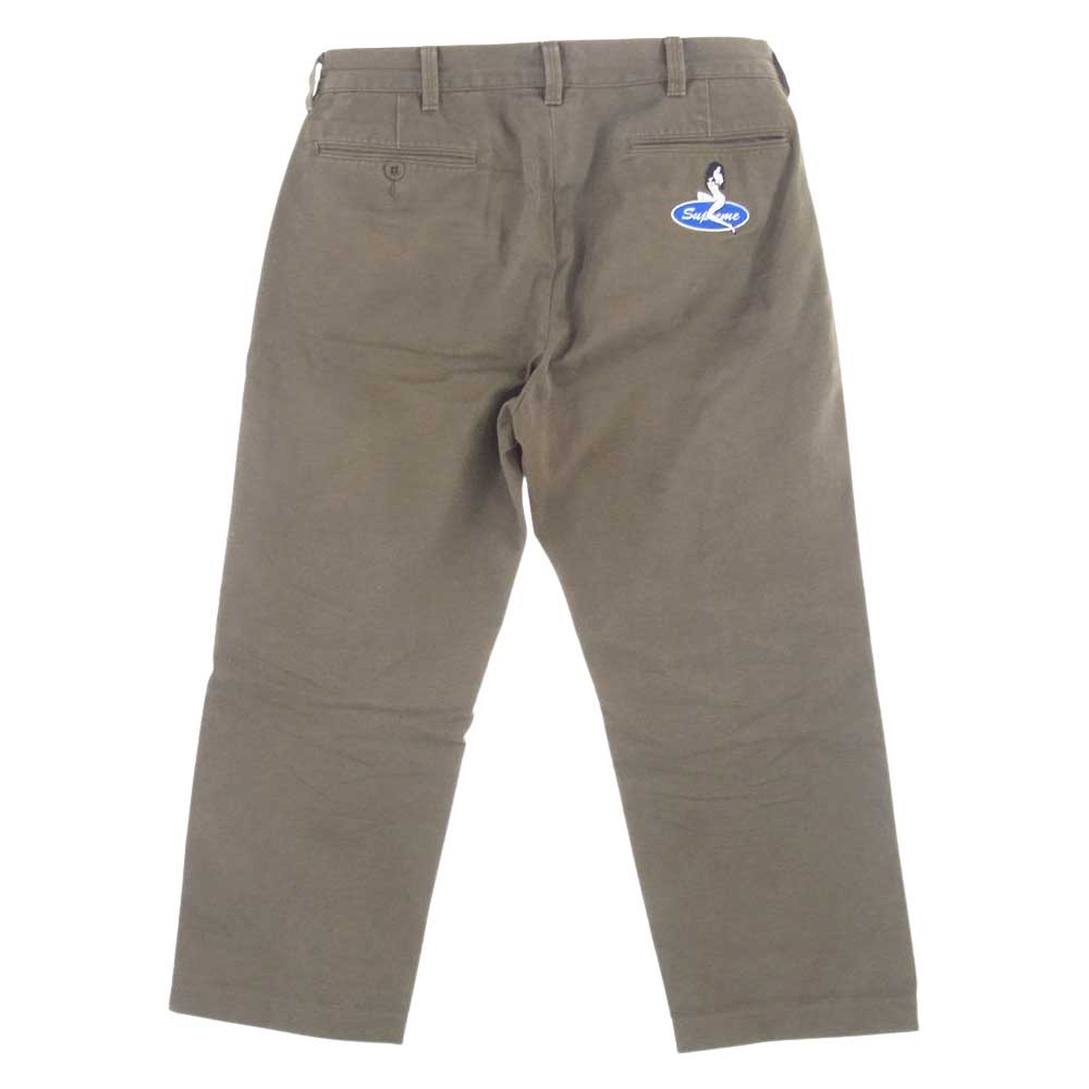 Supreme シュプリーム 22AW Pin Up Chino Pant ピンアップ チノ パンツ カーキ系 30【中古】