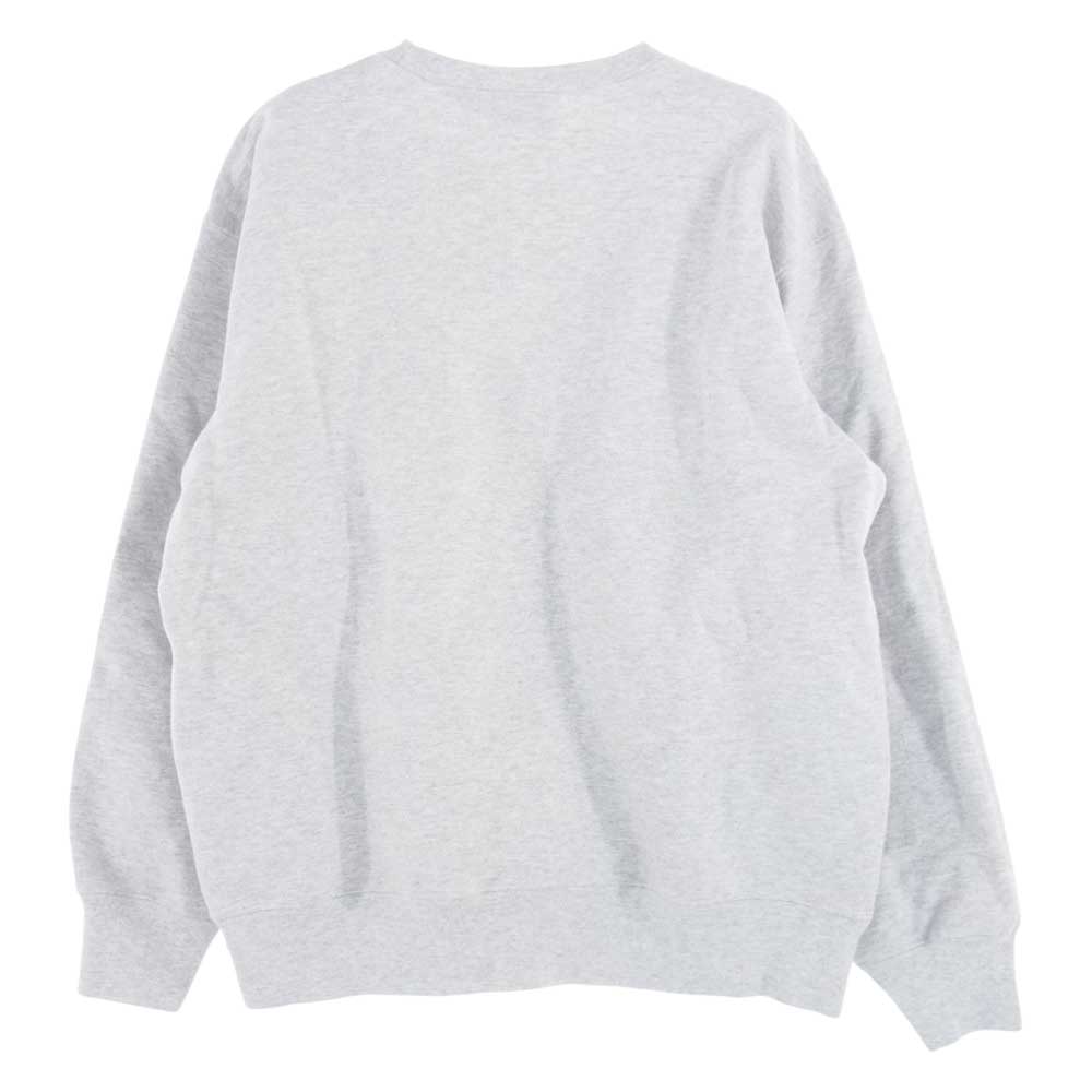Supreme シュプリーム 20AW  Futura Logo Crewneck Sweat フューチュラ フロントロゴ プリント クルーネック スウェットトレーナー グレー系 M【美品】【中古】