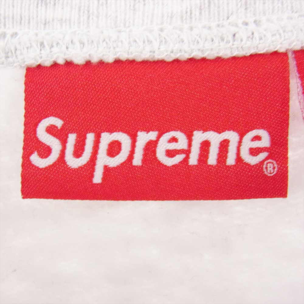 Supreme シュプリーム 20AW  Futura Logo Crewneck Sweat フューチュラ フロントロゴ プリント クルーネック スウェットトレーナー グレー系 M【美品】【中古】