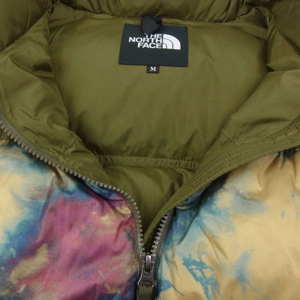 THE NORTH FACE ノースフェイス ND92235 NOVELTY NUPTSE JACKET ノベルティー ヌプシ ダウン ジャケット  アイスダイアンテロブタン M【美品】【中古】