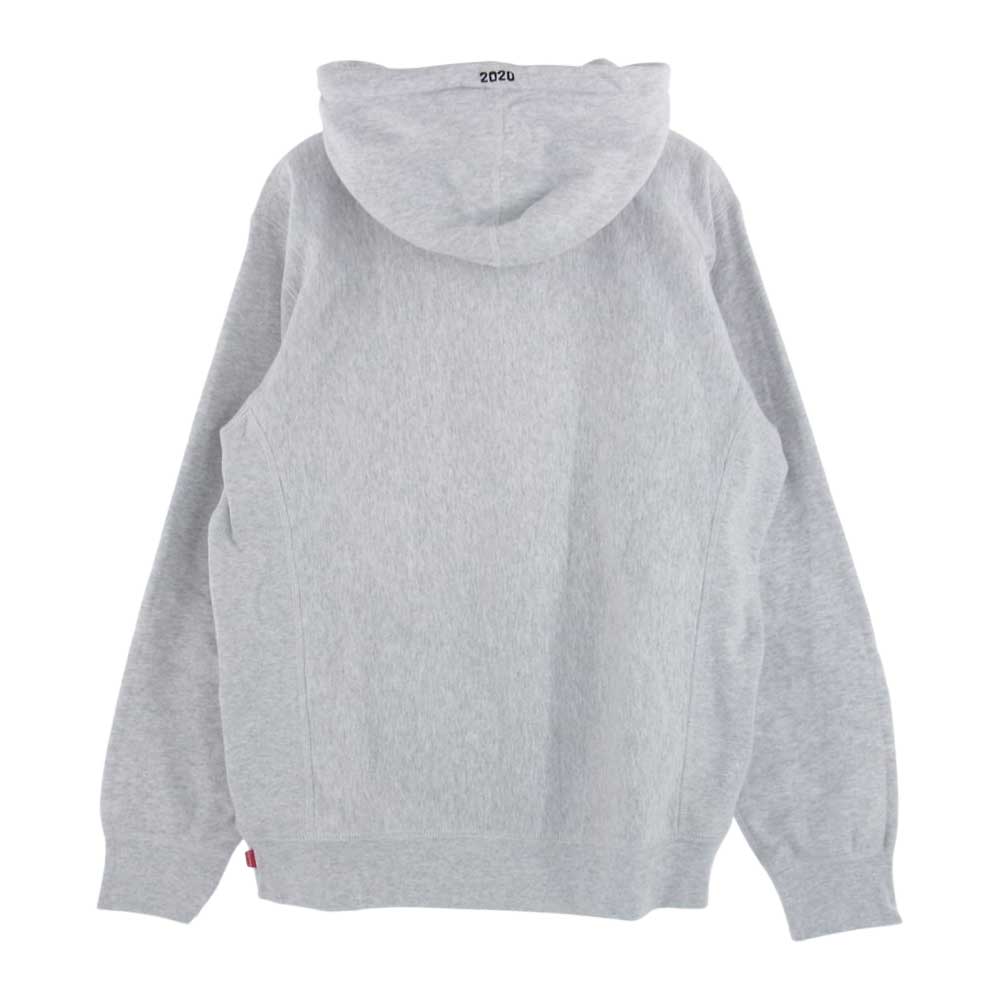 Supreme シュプリーム 20SS  Motion Logo Hooded Sweatshirt モーションロゴ フーデッド スウェットシャツ プルオーバーパーカー　 グレー系 M【美品】【中古】