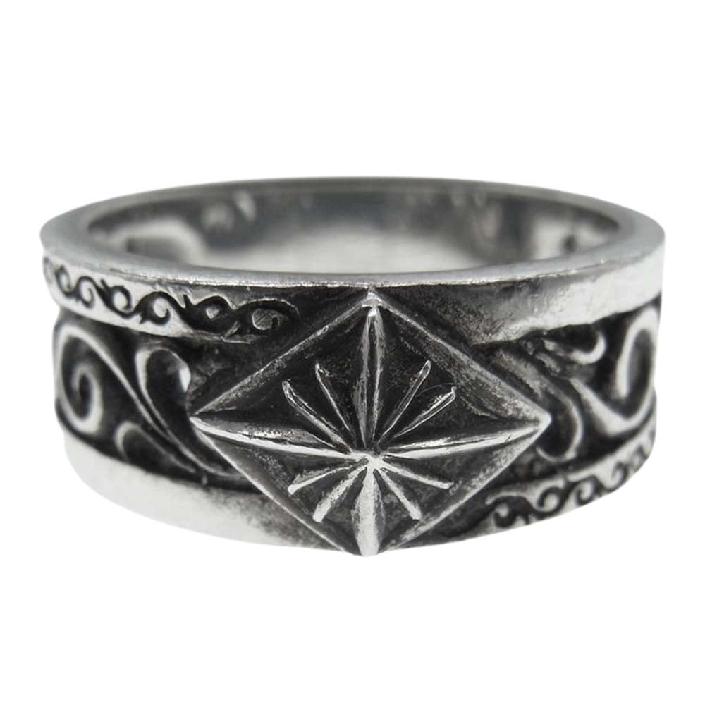 SAAD サード 台座 太陽神 リング シルバー系 25号【中古】