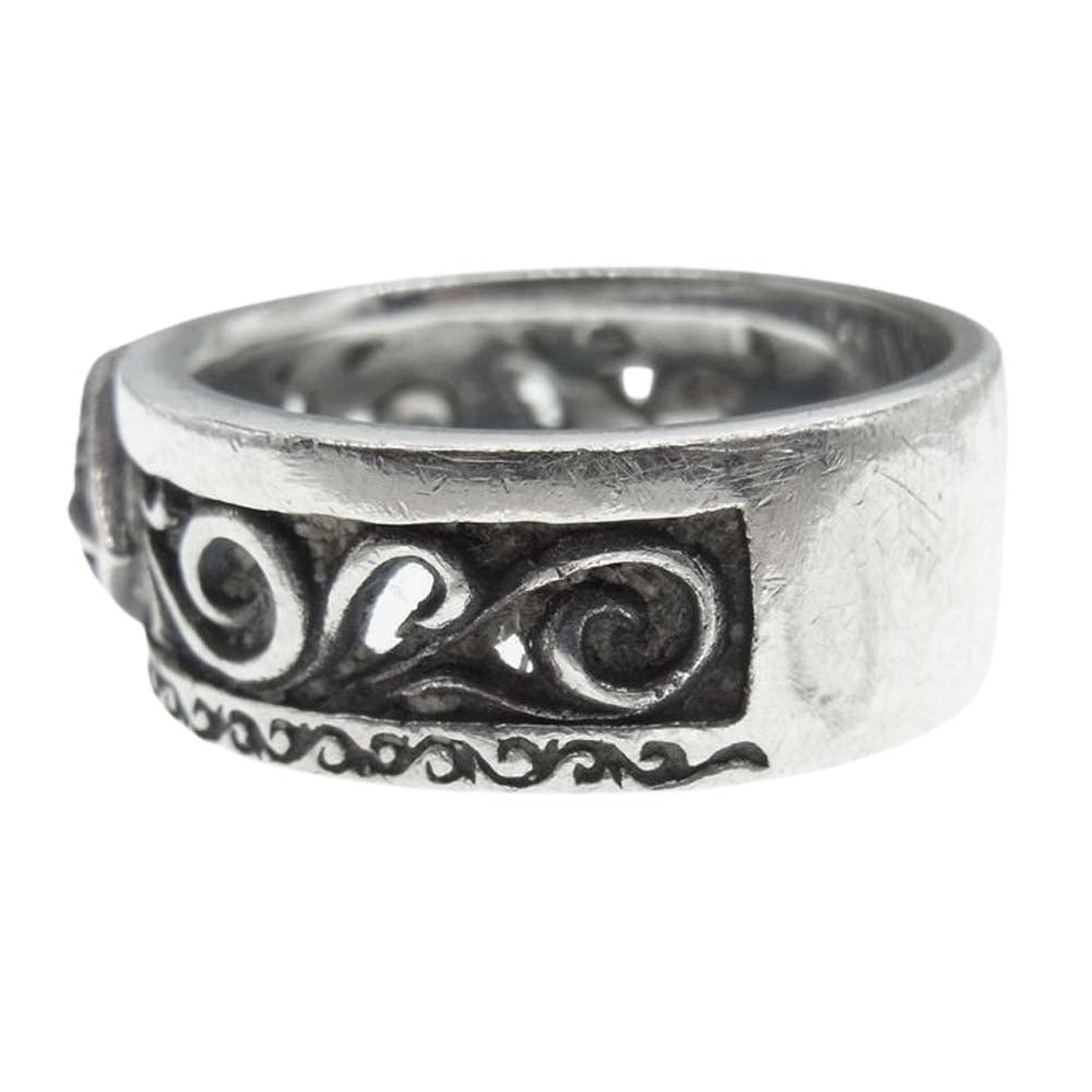 SAAD サード 台座 太陽神 リング シルバー系 25号【中古】