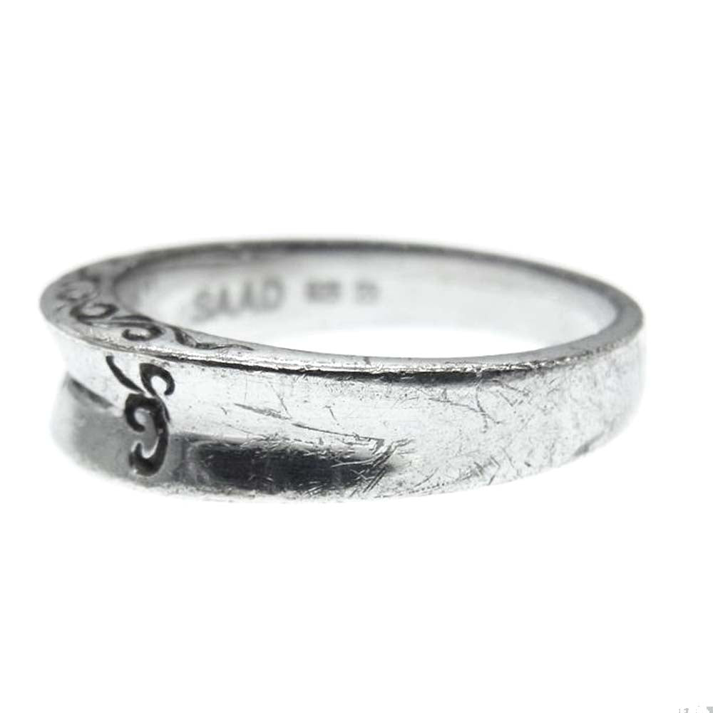 SAAD サード 唐草 リング シルバー系 23号【中古】