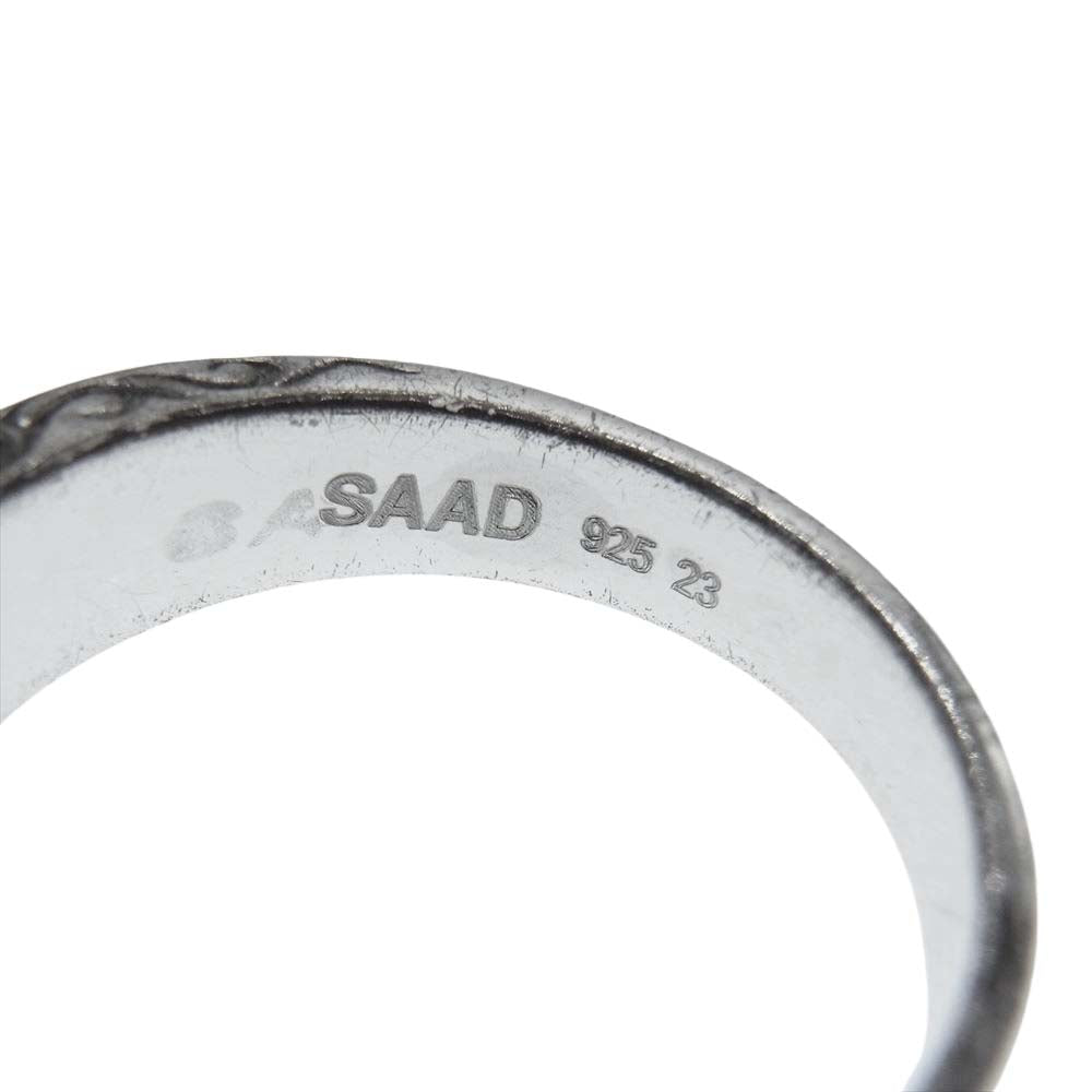 SAAD サード 唐草 リング シルバー系 23号【中古】