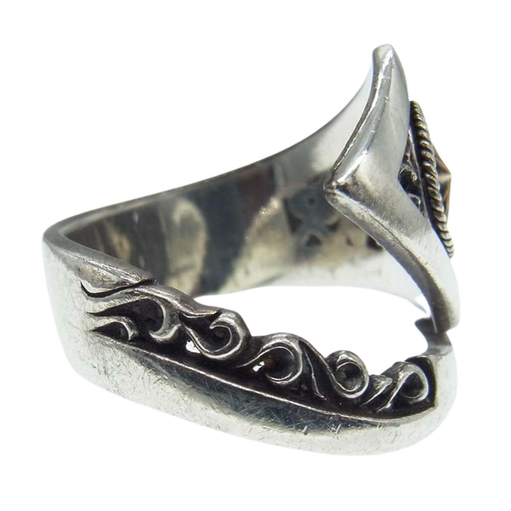 SAAD サード 太陽神 スネーク リング シルバー系 23号【中古】