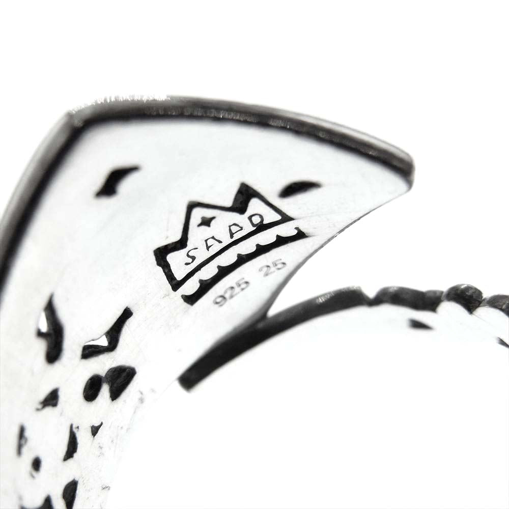 SAAD サード 太陽神 スネーク リング シルバー系 23号【中古】