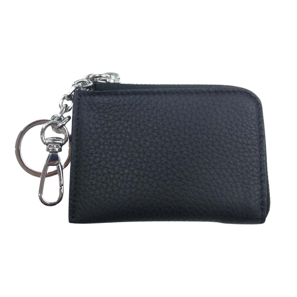 MAISON MARGIELA メゾンマルジェラ SA1UI0012 P4746 ZIP AROUND KEYRING ジップ アラウンド ウォレット 財布 キーリング ブラック系【新古品】【未使用】【中古】