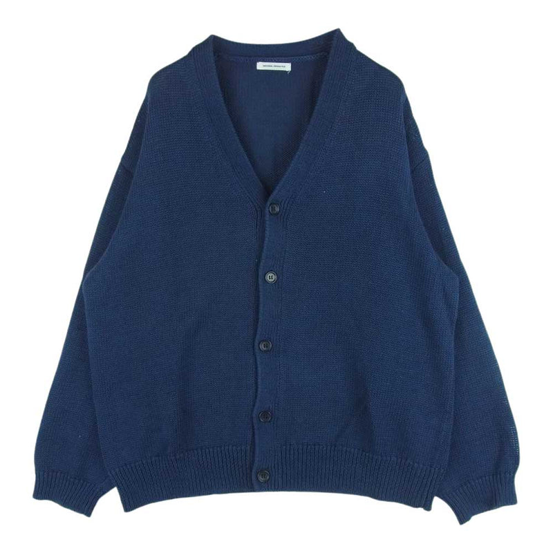 ユニバーサルプロダクツ 201-60201 DRY COTTON KNIT CARDIGAN ドライ コットン ニット カーディガン ネイビー系 2【中古】