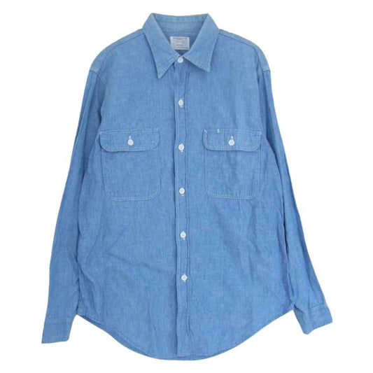 ビックマック 70s JCPenny JCペニー シャンブレー 長袖 シャツ ブルー系 サイズ表記無【中古】