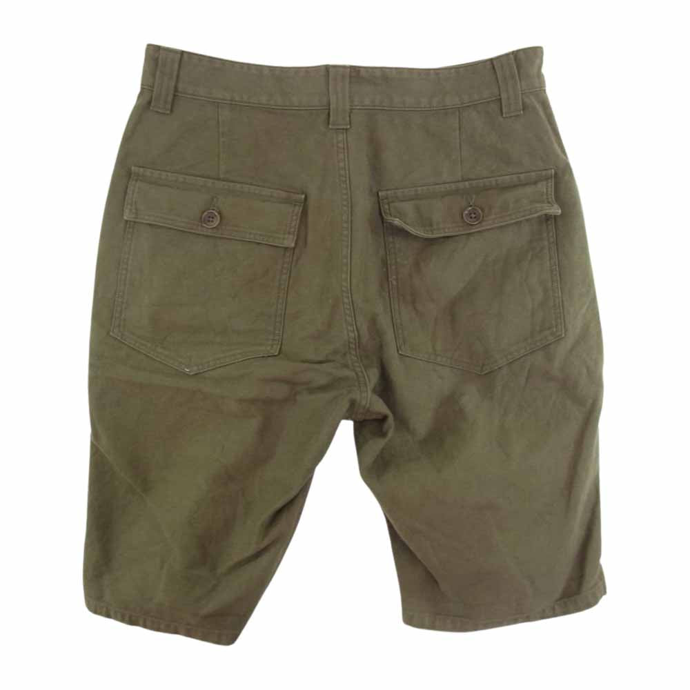 Nigel Cabourn ナイジェルケーボン ベイカー ショーツ ハーフ パンツ カーキ系 32【中古】