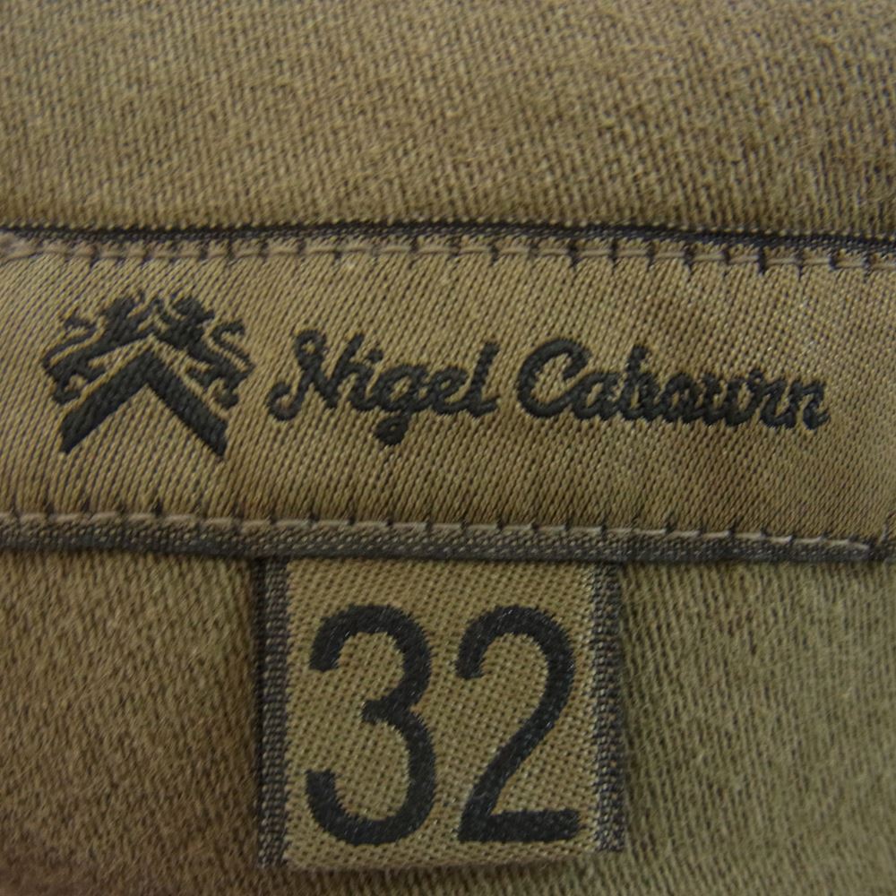 Nigel Cabourn ナイジェルケーボン ベイカー ショーツ ハーフ パンツ カーキ系 32【中古】