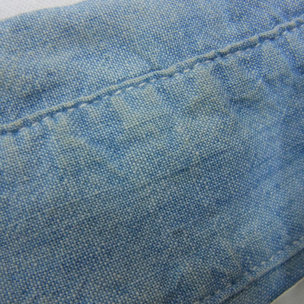 ビックマック 60s Penneys ペニーズ シャンブレー 長袖 シャツ ブルー系 サイズ表記無【中古】