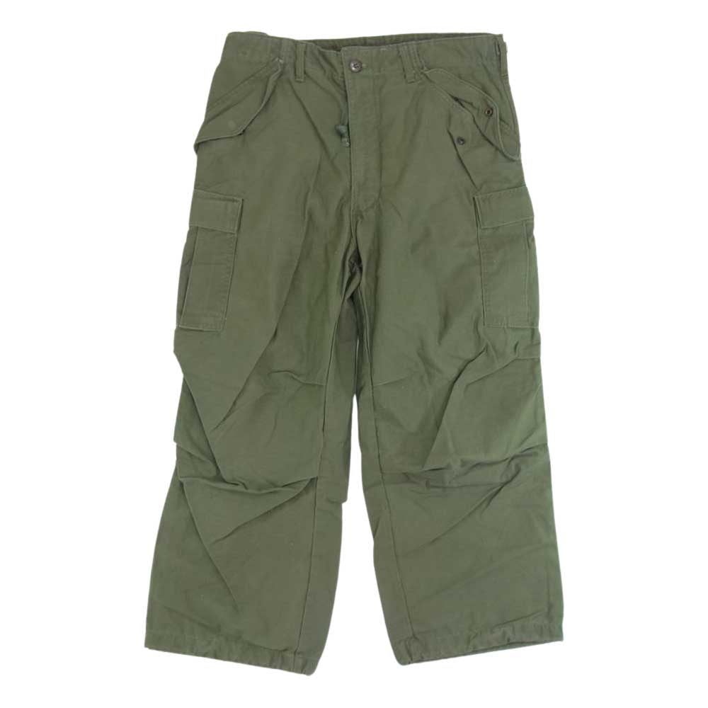 アメリカ軍 8415-00-782-2953 78年製 70s M-65 カーゴ ミリタリー パンツ カーキ系 31to35in【中古】