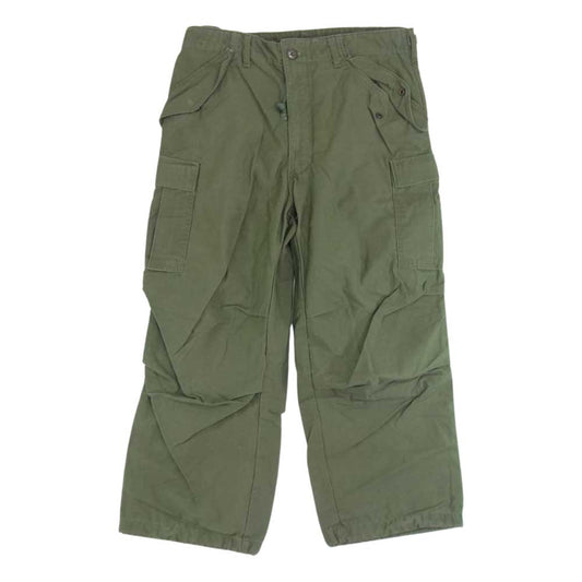 アメリカ軍 8415-00-782-2953 78年製 70s M-65 カーゴ ミリタリー パンツ カーキ系 31to35in【中古】