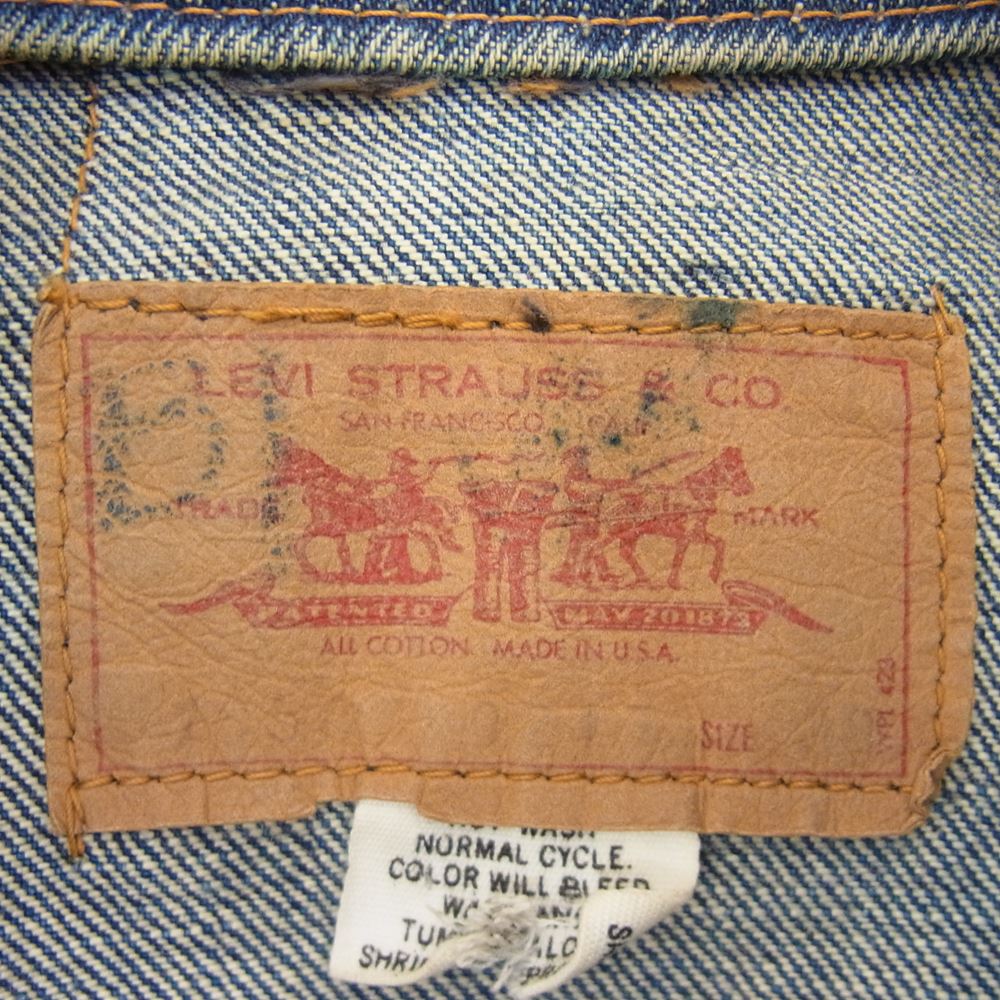Levi's リーバイス 70s 70505 4th フォース スモールe ケアタグ 初期