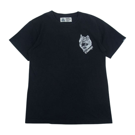 CHALLENGER チャレンジャー WOLF LOGO TEE ウルフ ロゴ 半袖 Tシャツ ブラック系 M【中古】