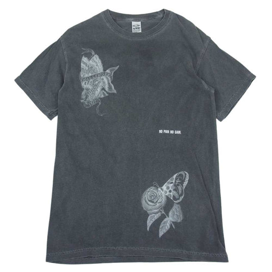 CHALLENGER チャレンジャー  NO PAIN NO GAIN 半袖 Tシャツ グレー系 S【中古】