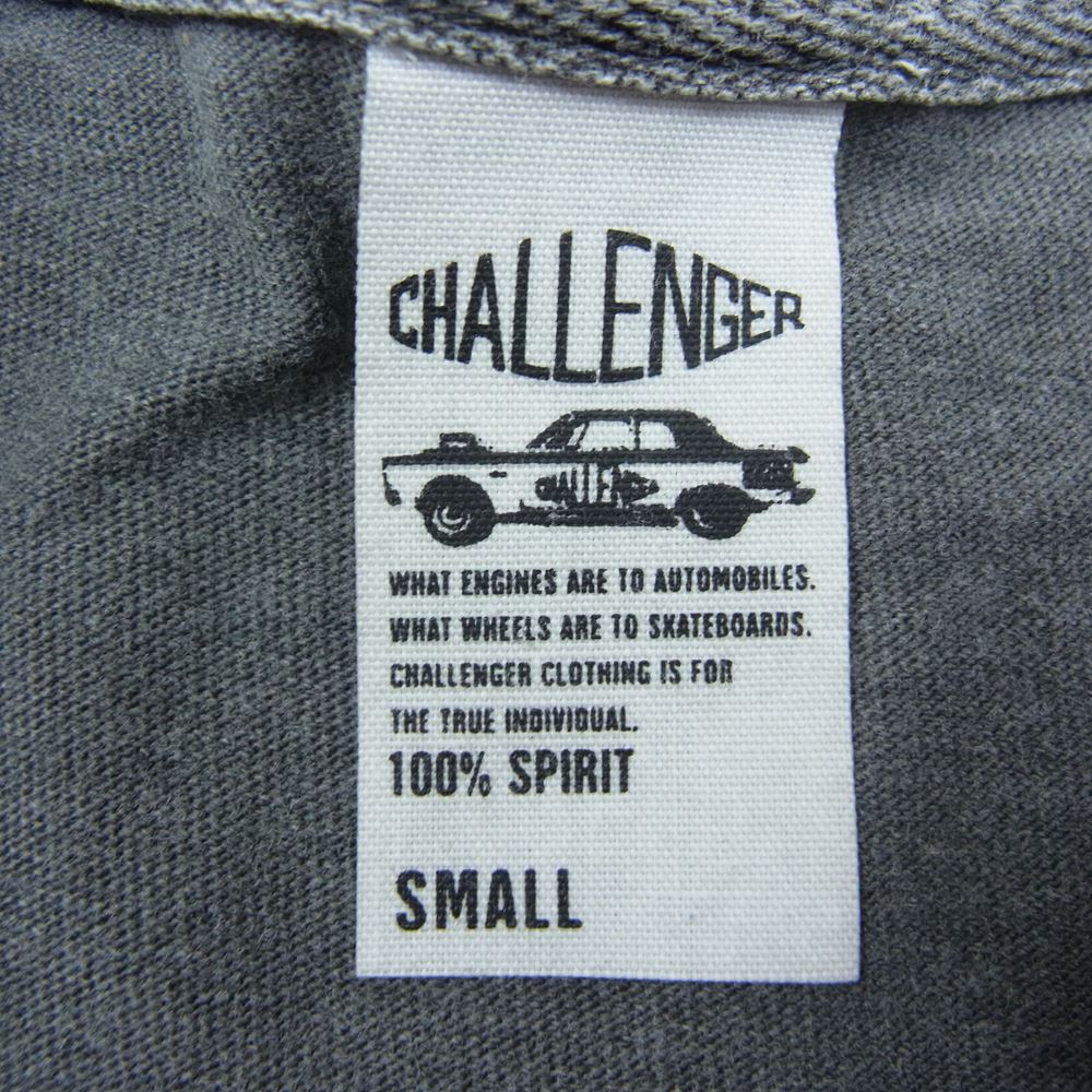 CHALLENGER チャレンジャー  NO PAIN NO GAIN 半袖 Tシャツ グレー系 S【中古】