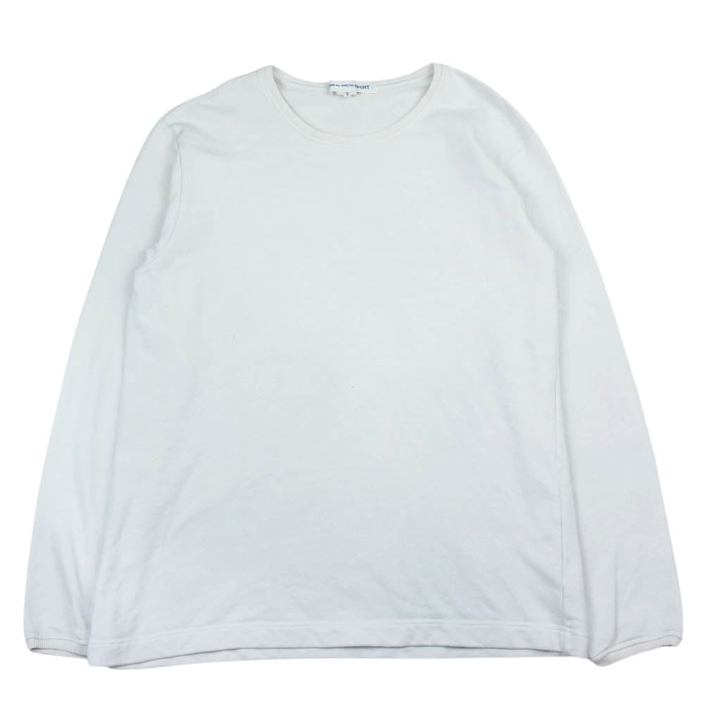 COMME des GARCONS コムデギャルソン W25119 SHIRT クルーネック スウェット ホワイト系 ホワイト系 X【中古】
