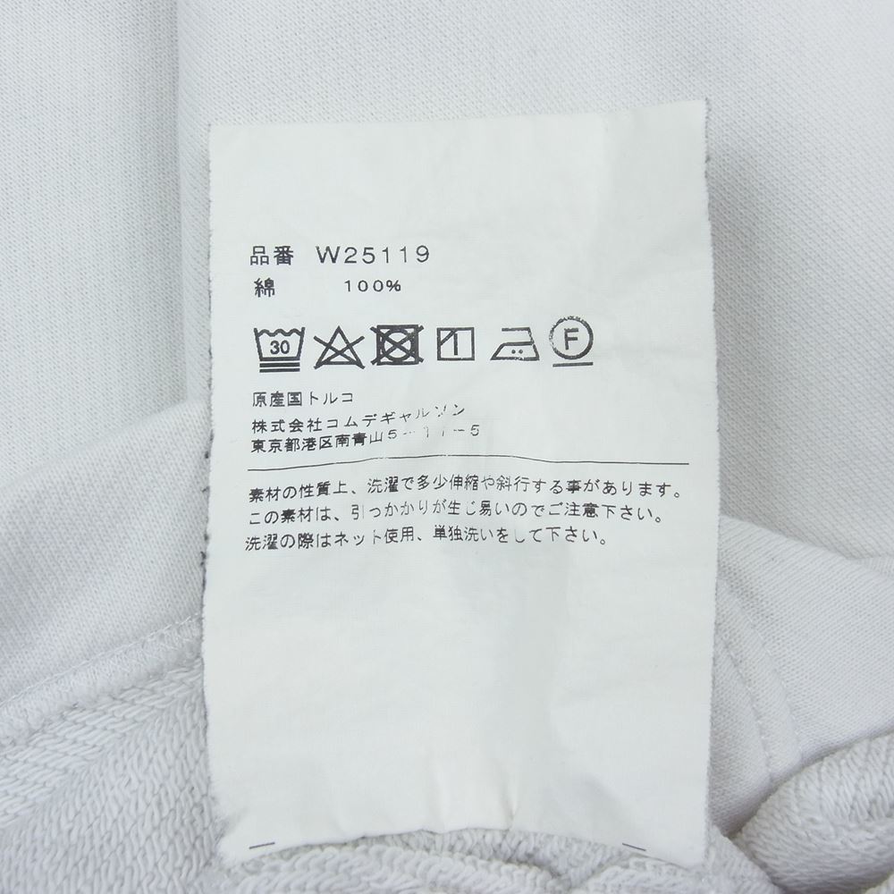 COMME des GARCONS コムデギャルソン W25119 SHIRT クルーネック スウェット ホワイト系 ホワイト系 X【中古】