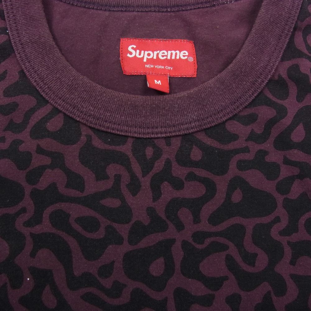 Supreme シュプリーム 13AW Pacific Camo Pocket Tee パシフィック カモフラージュ ポケット 半袖 Tシャツ パープル系 M【中古】